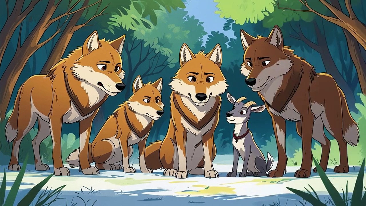 கதை_ _ஓநாய் போல் நடித்த ஆடு_  யாரையும் எளிதில் நம்பக்கூடாது. #wolf  #shortstory  #storytime