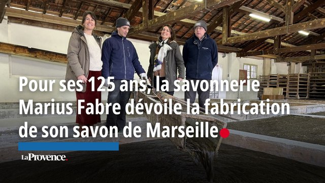 Pour ses 125 ans, la savonnerie Marius Fabre dévoile la fabrication de son savon de Marseille