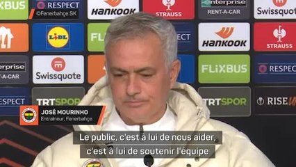 Fenerbahçe - Avec 10 blessés, Mourinho veut le soutien des fans contre Lyon, "un adversaire très difficile"