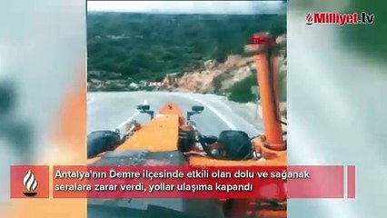 Bir anda bastırdı! Antalya beyaza büründü