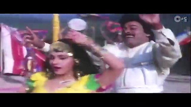 Lashkara Lashkara /1992 Aaj Ka Goonda Raaj /Kumar Sanu, Alka Yagnik, Chiranjeevi , Meenakshi Sheshadri