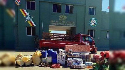 Contrabando descubierto en camión de carga de guineos