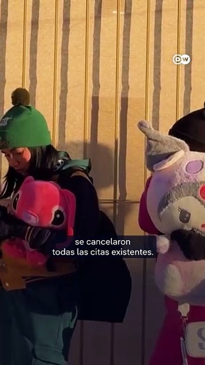 Migrantes desesperanzados en la frontera