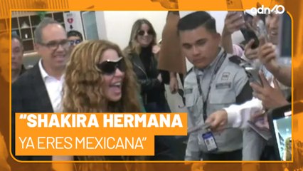 Asi recibieron a Shakira en México, "La Loba" estará de gira en nuestro país