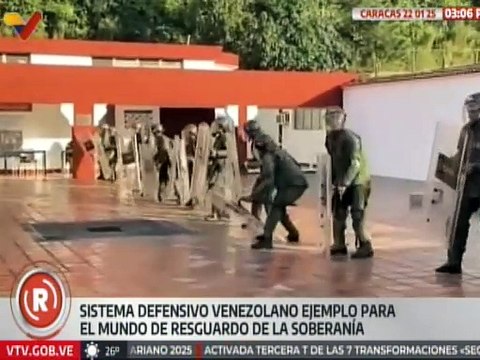 Caracas | Efectivos militares participan en el primer ejercicio Escudo Bolivariano 2025