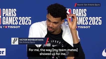 This means everything' - Wembanyama delighted to return to Paris with Spurs