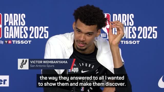 This means everything' - Wembanyama delighted to return to Paris with Spurs