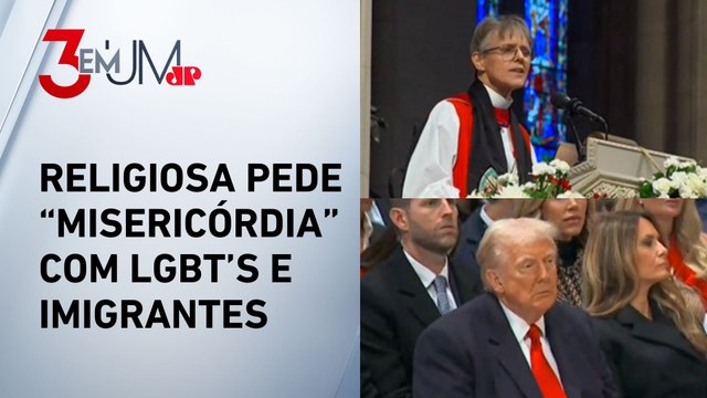 Trump chama bispa de Washington de “desagravável” e exige pedido de desculpas