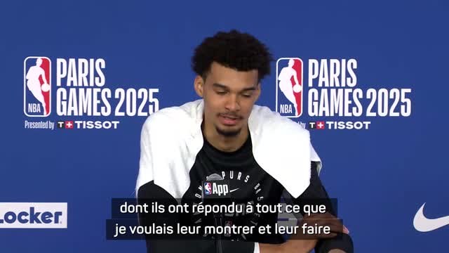 Spurs - Wembanyama : Le plus beau cadeau que mes coéquipiers pouvaient me faire