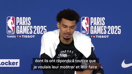 Spurs - Wembanyama : "Le plus beau cadeau que mes coéquipiers pouvaient me faire"