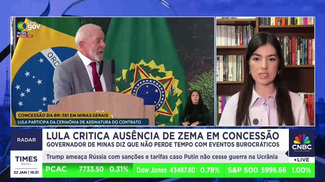 Críticas de Lula a Zema durante anúncio sobre a BR-381 são justas? Julia Lindner analisa