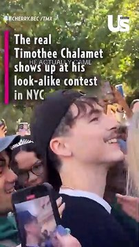 Timothée Chalamet Surprises Fans at NYC Lookalike Contest in Washington Square Park