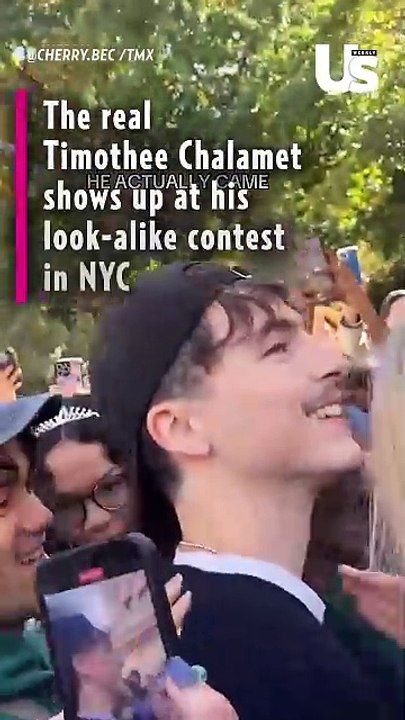 Timothée Chalamet Surprises Fans at NYC Lookalike Contest in Washington Square Park