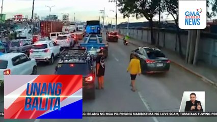 Lalaking nanghablot ng bag mula sa isang kotse sa Mel Lopez Blvd., naaresto na | Unang Balita