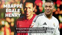 Real Madrid - Mbappé égale Henry en Ligue des champions