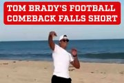 Tom Brady's football comeback with Travis Scott and strong offensive line falls short