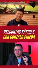 Preguntas Rápidas con Gonzalo Pineda ⚽ | Entrevista Exclusiva