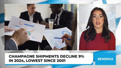 Champagne Shipments Decline 9% in 2024, Lowest Since 2001