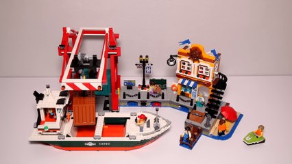 Lego City 60422 Seaside Harbor with Cargo Ship Speed Build