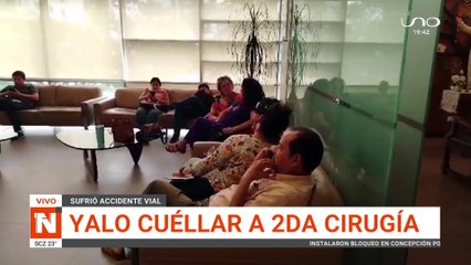 Yalo Cuéllar tiene su segunda cirugía