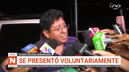 Ex jefe se presentó en la FELCC