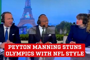 Peyton Manning stuns Olympics with NFL style