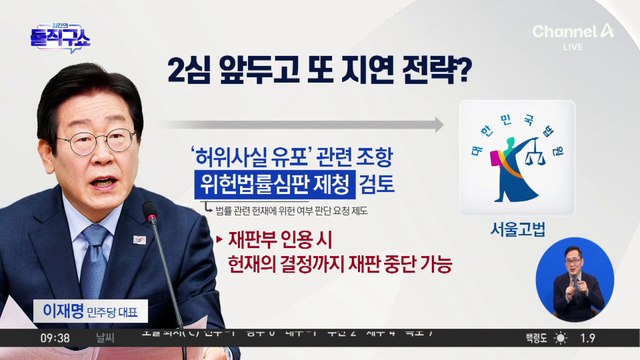 이재명, 오늘 ‘공직선거법 2심’ 첫 재판…선고는?