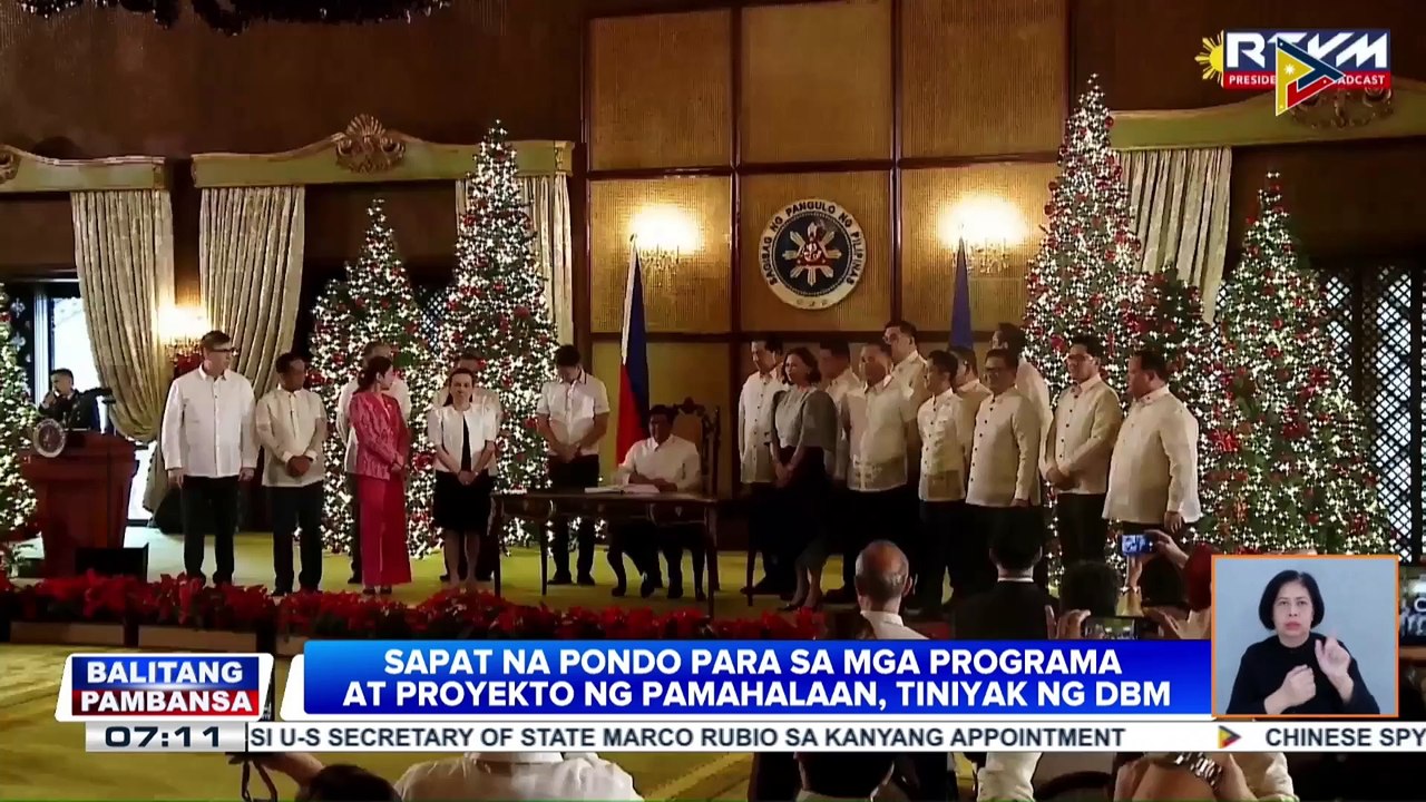 Sapat na pondo para sa mga programa at proyekto ng pamahalaan, tiniyak ng DBM