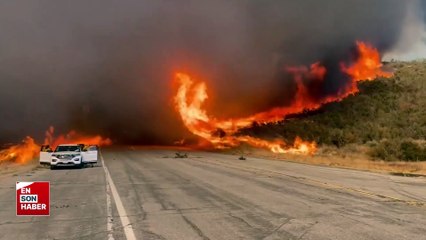 Donald Trump'ın ziyaret etmesi beklenen Los Angeles'ta yeni yangın