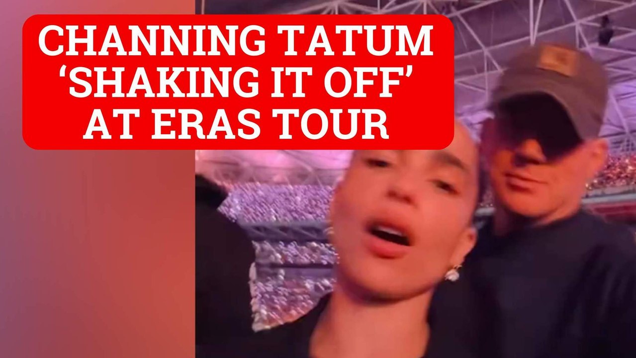 Channing Tatum can't hold it anymore and is seen dancing at Taylor Swift Eras Tour concert
