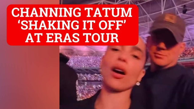 Channing Tatum can't hold it anymore and is seen dancing at Taylor Swift Eras Tour concert