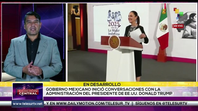 La presidenta de México, Claudia Sheinbaum, anunció el inicio formal del diálogo con EE. UU. Por la crisis migratoria