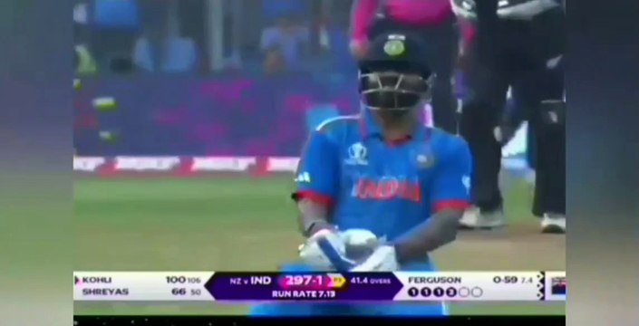 ANUSHKA SHARMA IN THE GROUND TO CELBERATE VIRAT KOHLI 1OO AGAINST NEW ZEALAND IN WORLD CUP SEMI FINAL 2023.