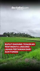Bupati Badung Tegaskan Pentingnya Lindungi Lahan Pertanian dari Alih Fungsi