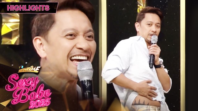 Jhong, nagdalawang-isip na ipakita ang tattoo niya | It's Showtime Sexy Babe