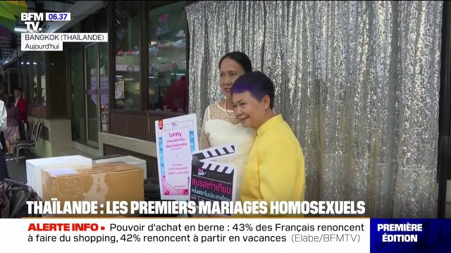 Pionnière en Asie du Sud-Est, la Thaïlande célèbre ses premiers mariages gay