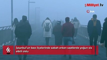 İstanbul'da göz gözü görmüyor! Görüş mesafesi düştü