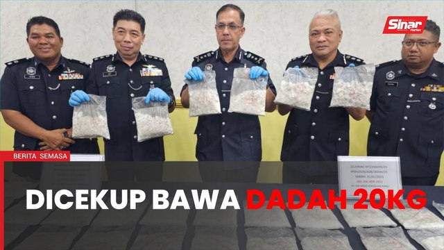 Kelindan lori dicekup polis ketika angkat dadah hampir 20kg dalam kereta