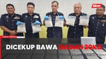 Kelindan lori dicekup polis ketika angkat dadah hampir 20kg dalam kereta