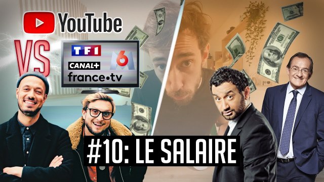 YouTube VS la télé - Le salaire des présentateurs et des youtubeurs