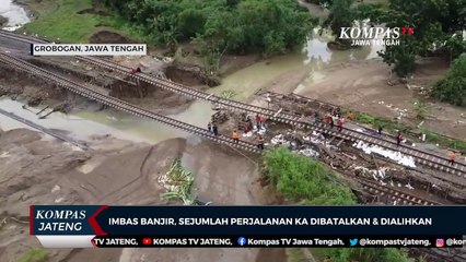 Imbas Banjir, Sejumlah Perjalanan KA Dibatalkan dan Dialihkan