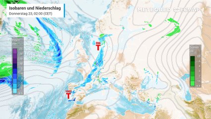 Orkan zieht bei Irland auf - Böen über 200 km/h!