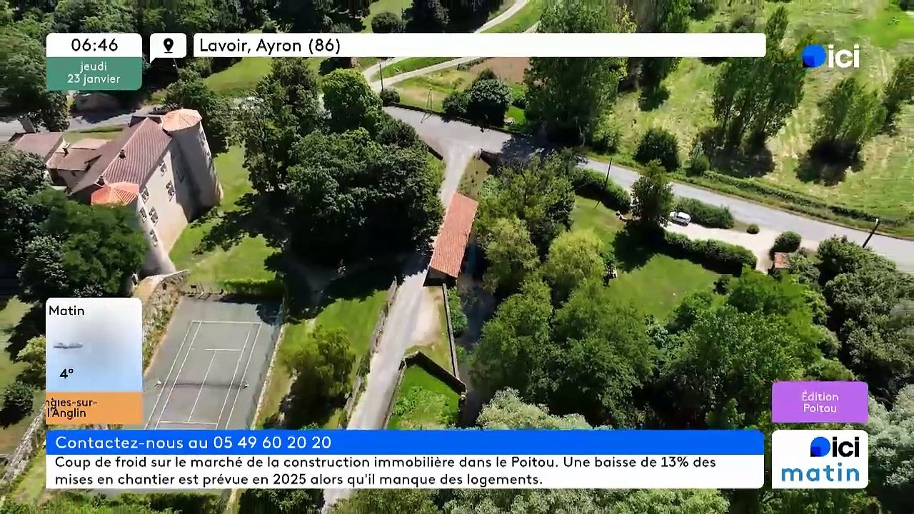 23/01/2025 - ici matin par ici Poitou en vidéo
