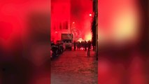 Lazio-Real Sociedad, agguato nel centro di Roma contro i tifosi spagnoli: bombe carta e coltellate da ultrà biancocelesti