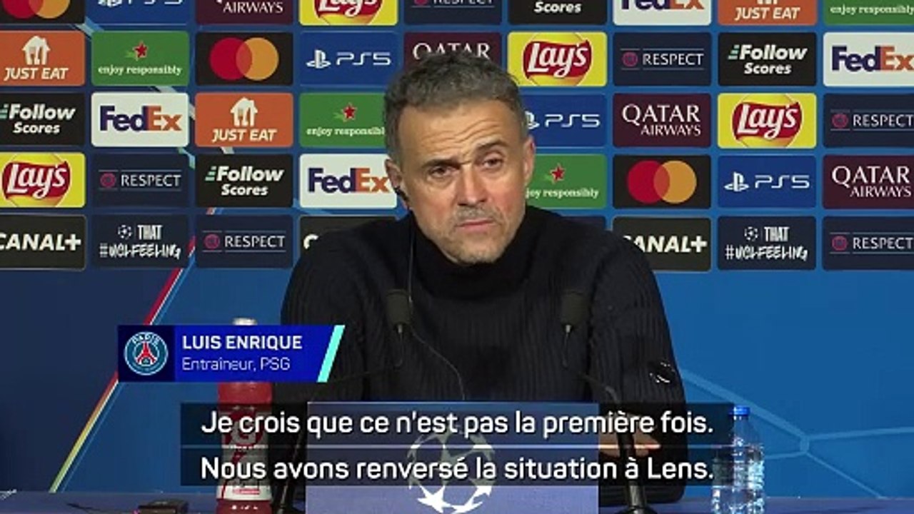 Enrique loue la combativité de son équipe après la “remontada” contre City