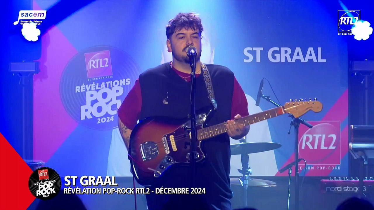 LIVE - St Graal interprète "Je t'emmènerai" - Les révélations Pop-Rock RTL2 2024 (22/01/25)