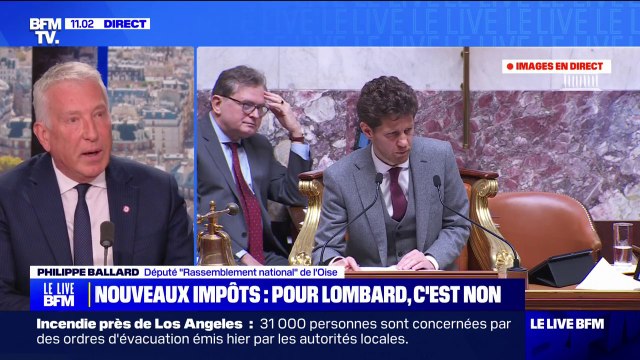Taxation des retraités: “En France on est les champions du monde” du prélèvement obligatoire , juge Philippe Ballard (RN)