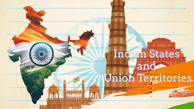 Indian States and Union Territories | 28 States & 8 UTs of India | Happy Republic Day | India |