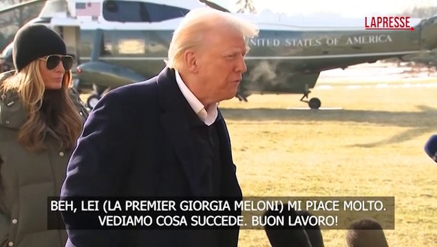 Usa, Donald Trump sui dazi all'Italia: Giorgia Meloni mi piace, vediamo cosa succeder?