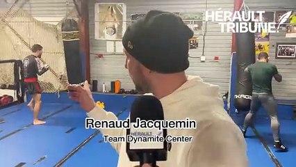 MMA : entraînement de Edouard Bernadou et Quentin Domergue au Dynamite Center de Jacou, janvier 2025